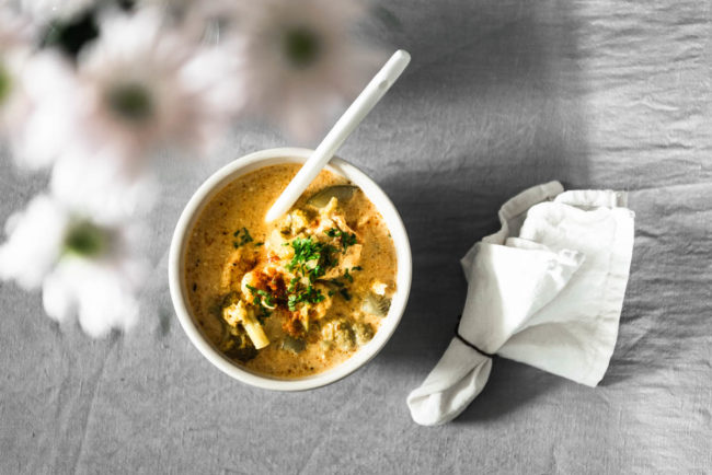 Ketogeeninen Ruokavalio Resepti Curry Kanakeitto 5